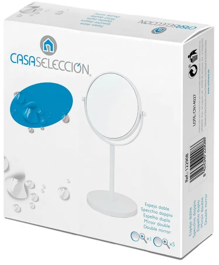Kozmetické zväčšovacie zrkadlo (5x) ø 17 cm – Casa Selección