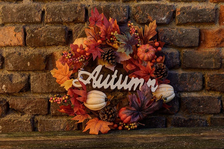 DECOLED Podzimní věnec, prům. 48 cm