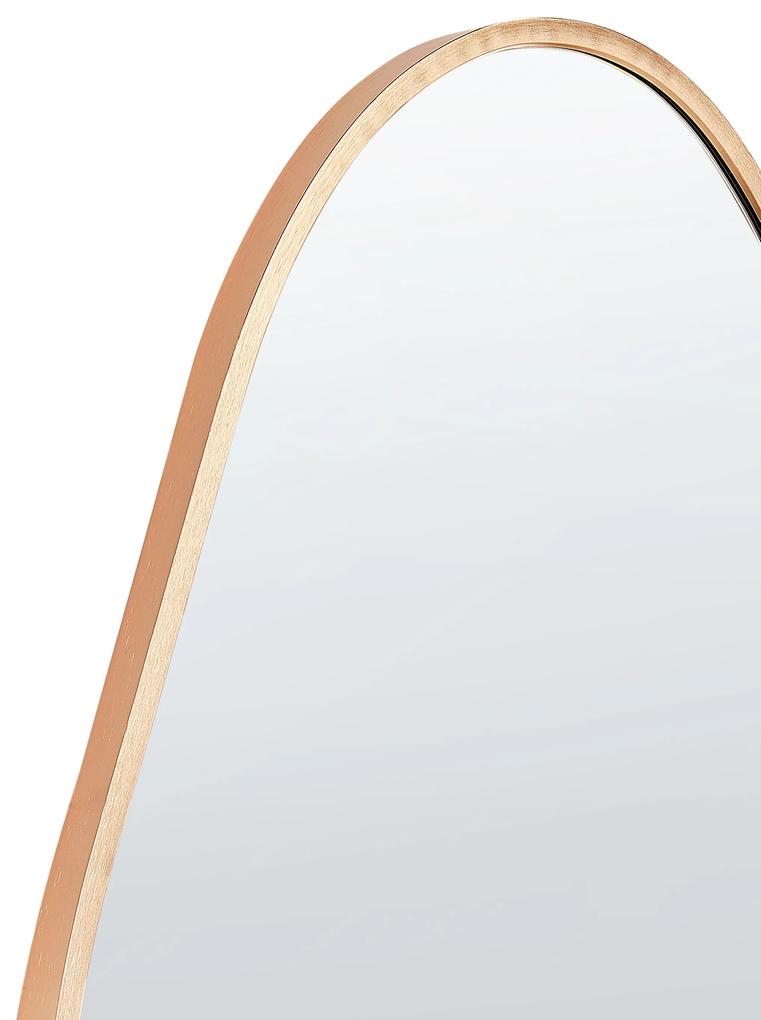 Kovové nástenné zrkadlo 41 x 162 cm zlaté SALNIS Beliani