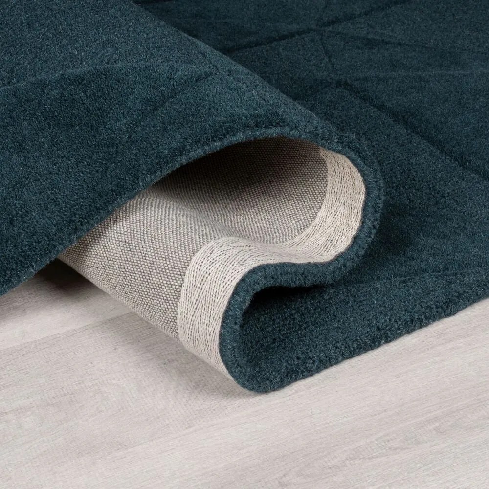 Flair Rugs, Kusový koberec Moderno Shard Teal, 120x170, modrá, chodba / predsieň