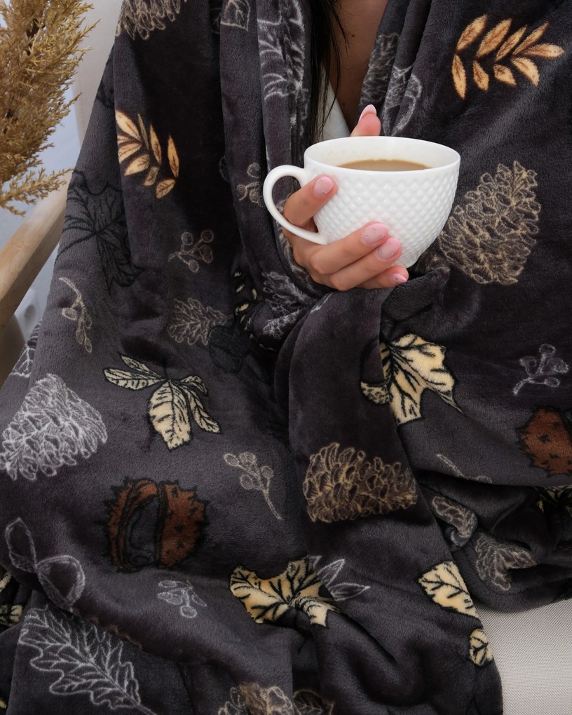 Deka mikroplyš Exclusive 150 × 200 cm – Jesenná elegancia