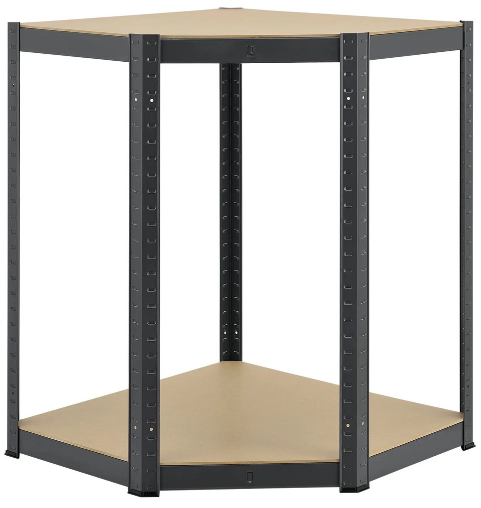 InternetovaZahrada - Rohový regál Basic 180 x 70 cm - šedý