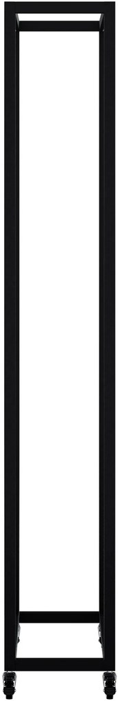 Stojan na drevo Hilta 25x60x150 cm - čierna