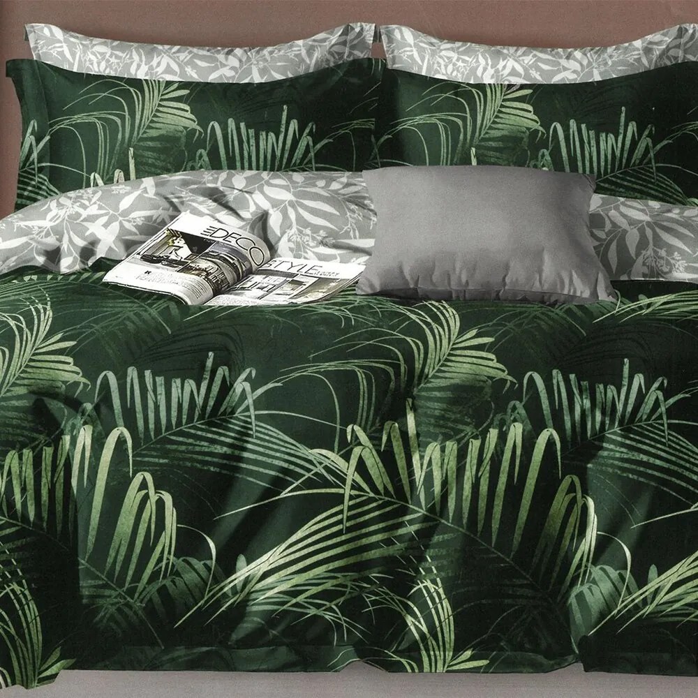 Obliečky DELNAT GREEN 7-dielna sada 140x200 cm
