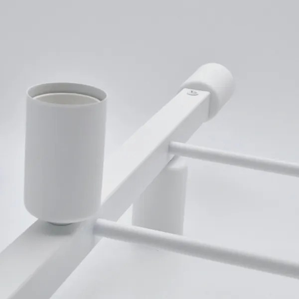 Luster na tyči ASTRID 4xE27/60W/230V biela