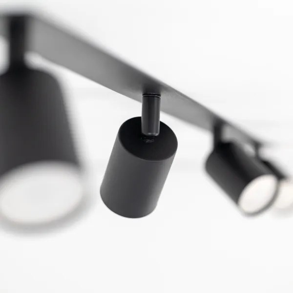 Podhľadové bodové svietidlo NEX 4xGU10/10W/230V čierna