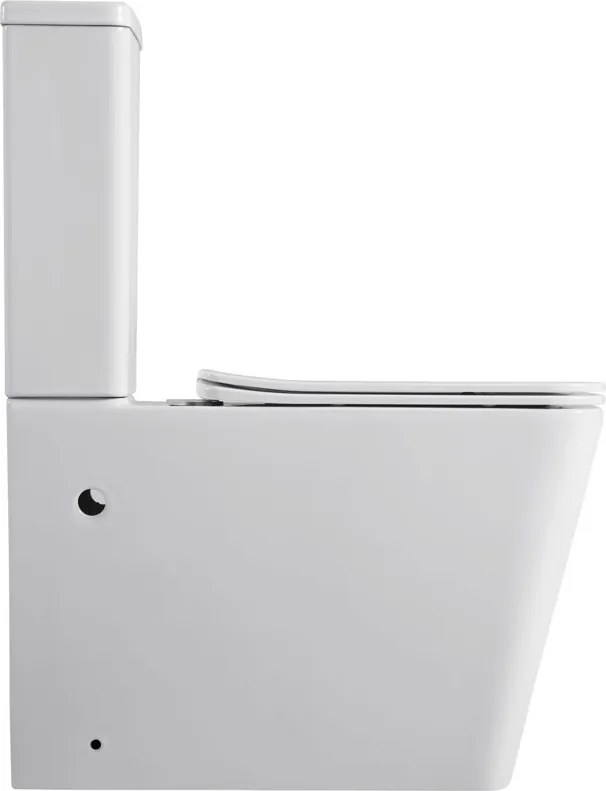 Erga Jotta, WC kombi misa 640x365x820 mm, Rimless + toaletné sedadlo, biela lesklá, ERG-V03-JOTTA-RIM-WH
