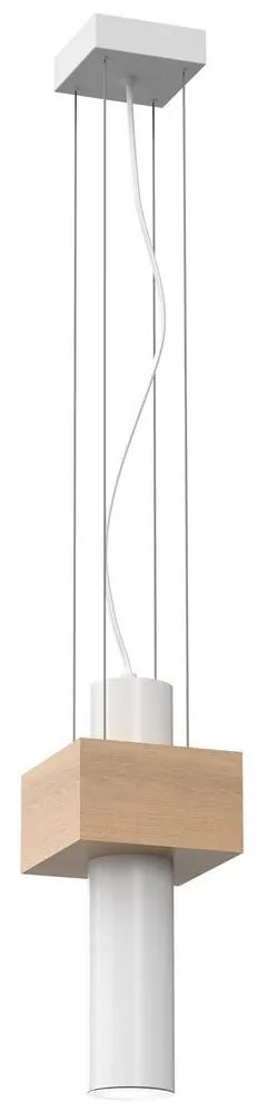 Luster na lanku WEST 1xGU10/25W/230V biela