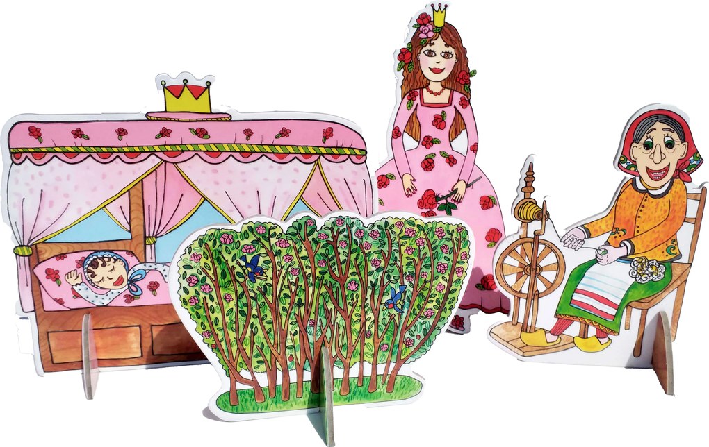 MARIONETINO – Šípková Ruženka – bábky 2 ks