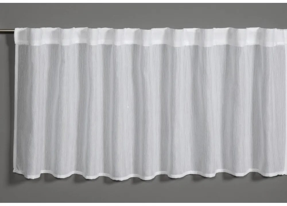 Biela záclona 45x140 cm Jacquard-Voile - Gardinia