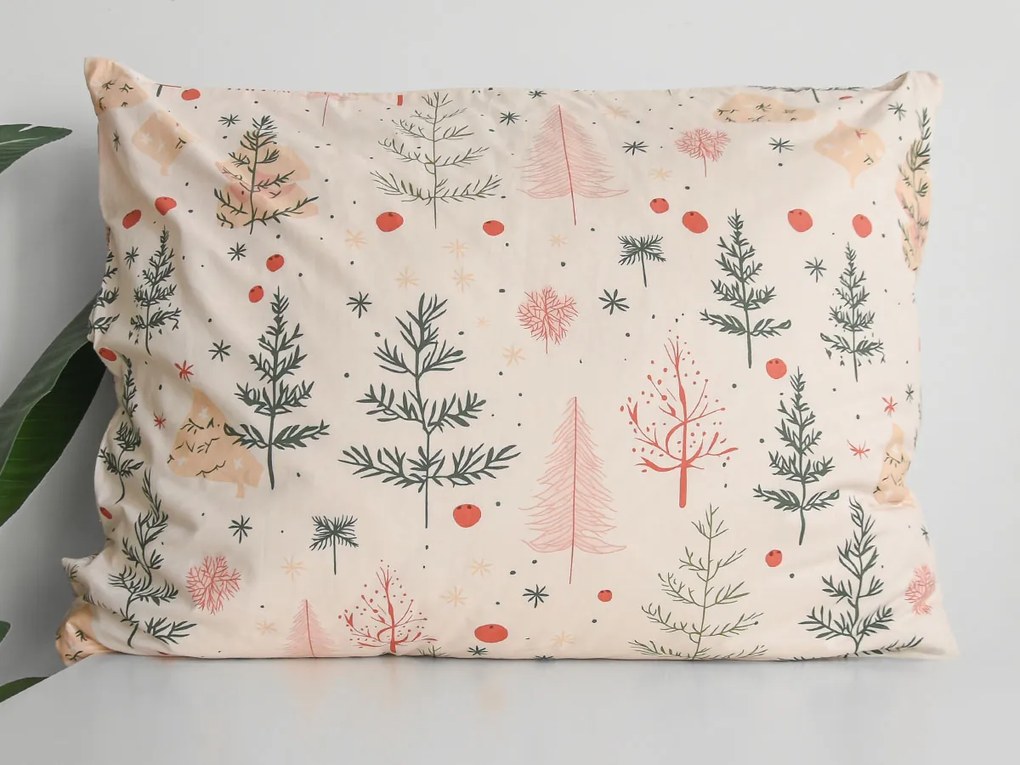 XPOSE® Bavlnená obliečka na vankúš ŠKANDINÁVSKE VIANOCE 70x90 cm