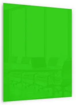 Sklenená magnetická tabuľa Memoboard, zelená, 60 x 40 cm