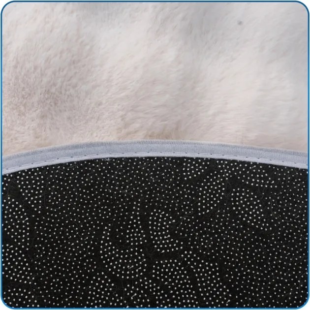 Koberec Rabbit Bubble biely kruh