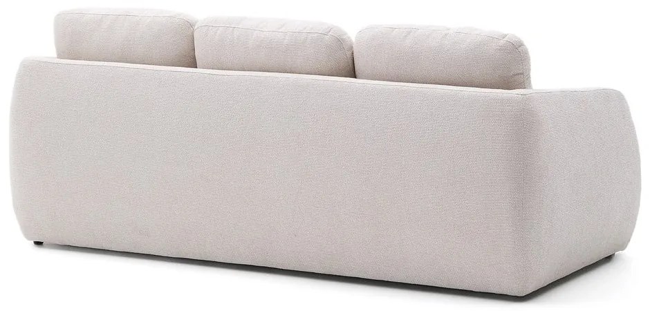 Krémová ženilková rozkladacia pohovka 225 cm Laira – Kave Home