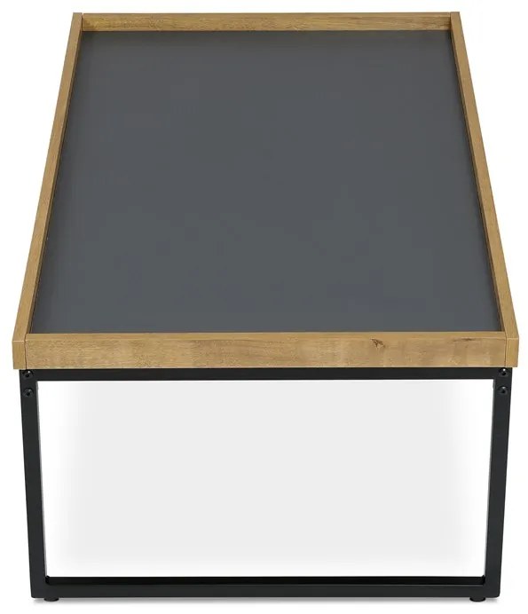Autronic BONTEC Konferenčný stolík 100x60cm, mdf, dub, CT-611 OAK Farba: Šedá