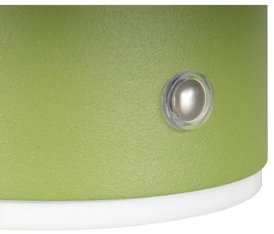 Zelené LED nástenné svietidlo na USB Davey – Trio