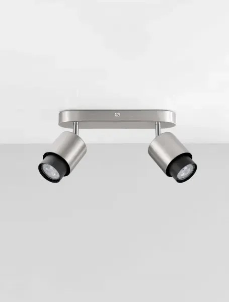 LED nikel designové stropné svietidlo Ison 2