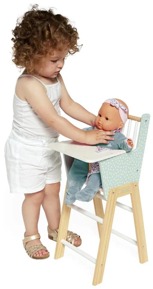 Drevená stolička pre bábiku - Zen