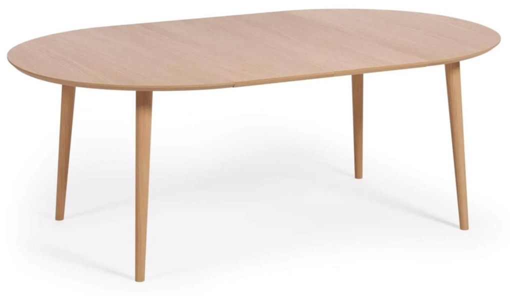 Jedálenský stôl quio Ø 120 (200 x 120) cm dubový MUZZA