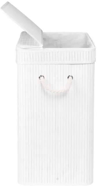Kôš na bielizeň SOREN biely
