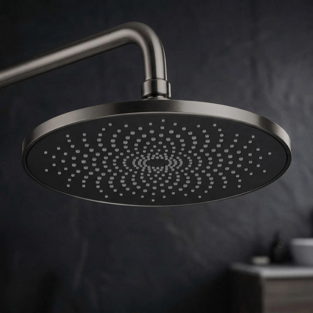 Rea RIVO, sprchová súprava s pákovou batériou, grafitová, REA-P9497