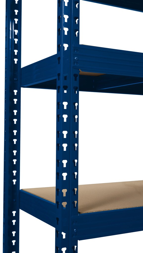 Trestles Nekonečný priemyselný regál 1800x1800x800, 4 police Farba: červená