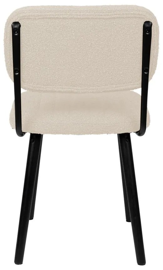 Krémová jedálenská stolička Jake – White Label