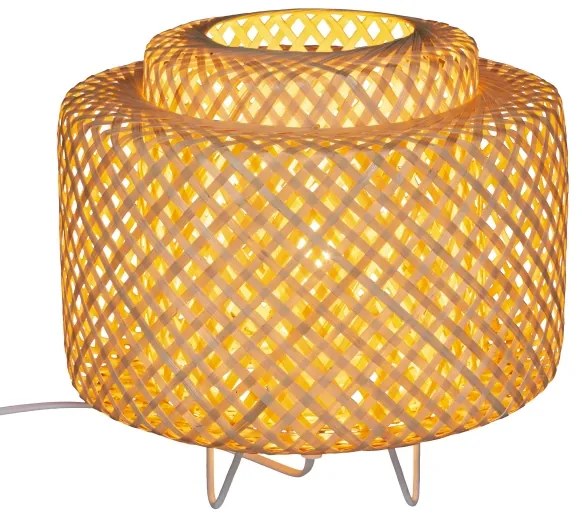 Atmosphera - Stolná lampa LIBY 1xE27/40W/230V bambus