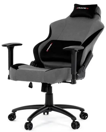 Autronic BONTEC Herné kreslo, hojdací mechanizmus, šedá látka, KA-F12 GREY2 Farba: Šedá