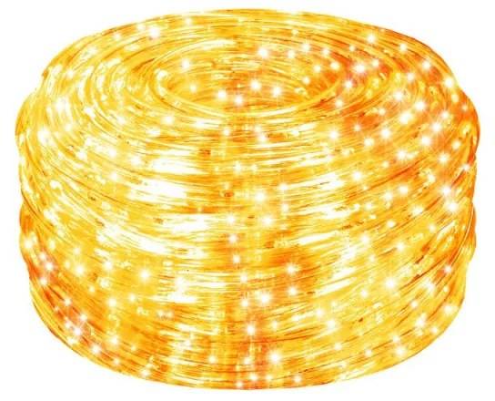 SPRINGOS LED svetelná hadica - 20m, 480LED, 8 funkcií, IP44, teplá biela