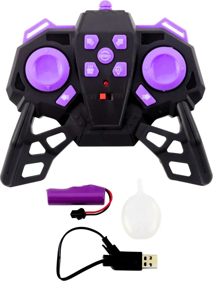 LEAN Toys Off-road auto Pick Up Truck Polícia diaľkové ovládanie RC svetlá Dym 1:16