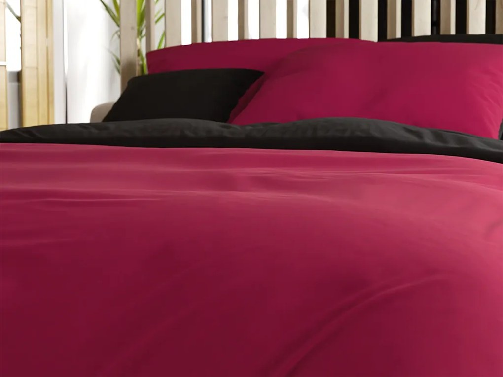 Bavlnené obliečky MONOCHROMATIC vínové Rozmer obliečky: 70 x 90 cm | 140 x 200 cm