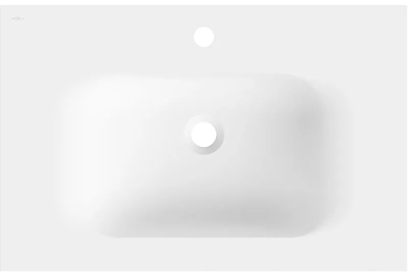 Mexen Vela, umývadlo na zapustenie 71 x 46,5 cm, biela matná, 25237001