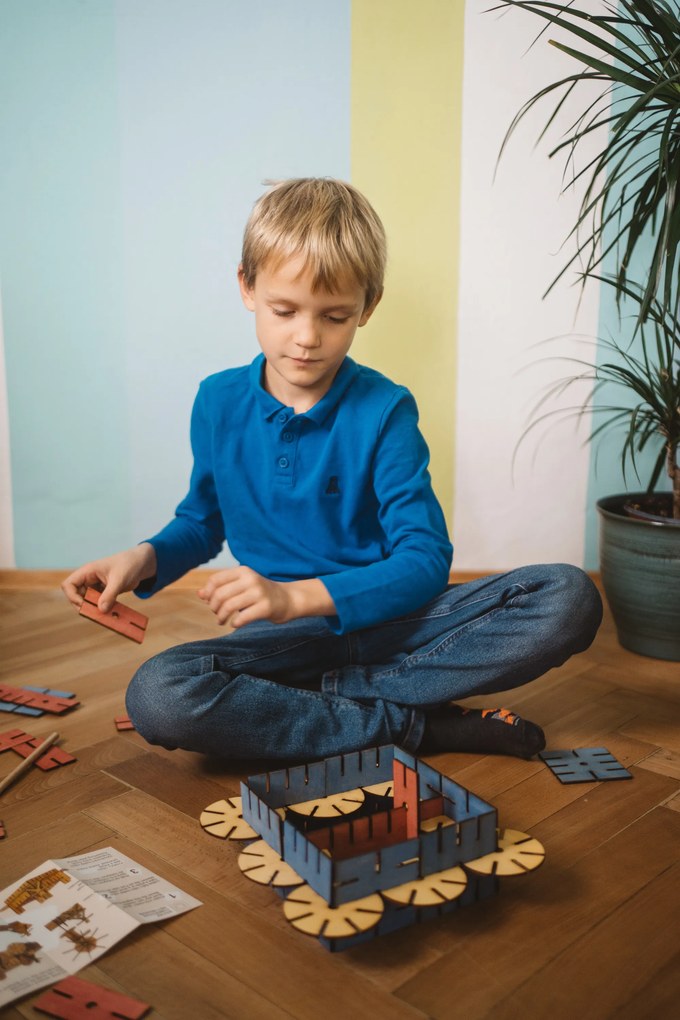 Stavebnica Creative design kit - farebná