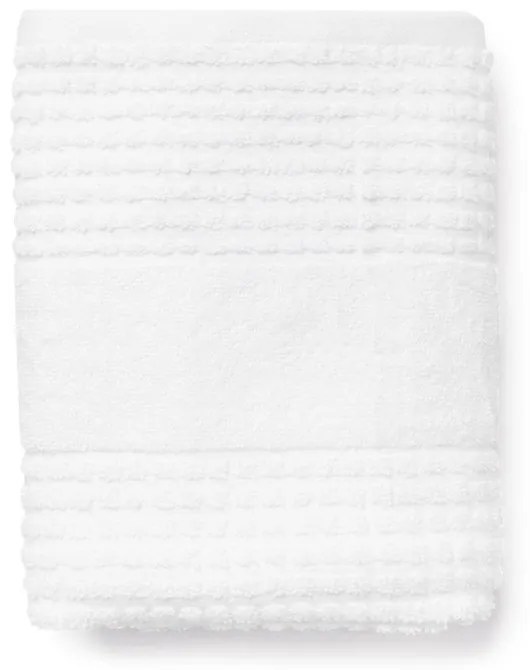 Biela froté osuška z Bio bavlny 70x140 cm Check – JUNA