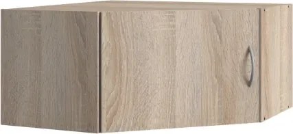 Rohový skriňový nadstavec Multiraum, 80 cm, dub sonoma%