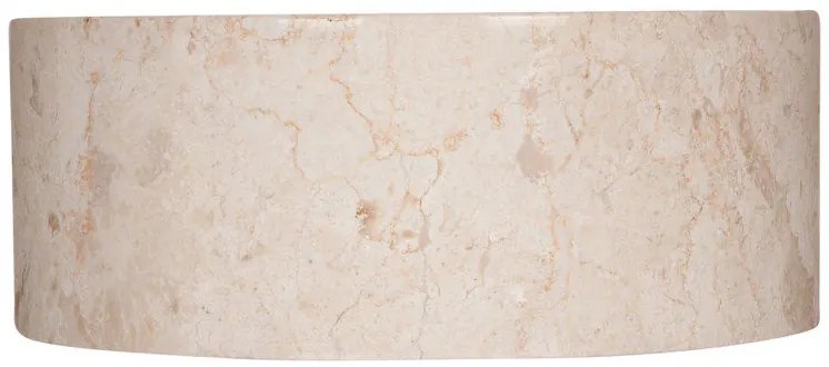 Indera MIRUS 509 Ø40 Cream Umývadlo z prírodného kameňa na dosku