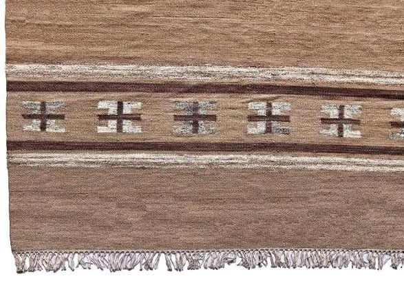 Diamond Carpets koberce Ručne viazaný kusový koberec Ginger DESP P83 Brown Cream - 200x290 cm