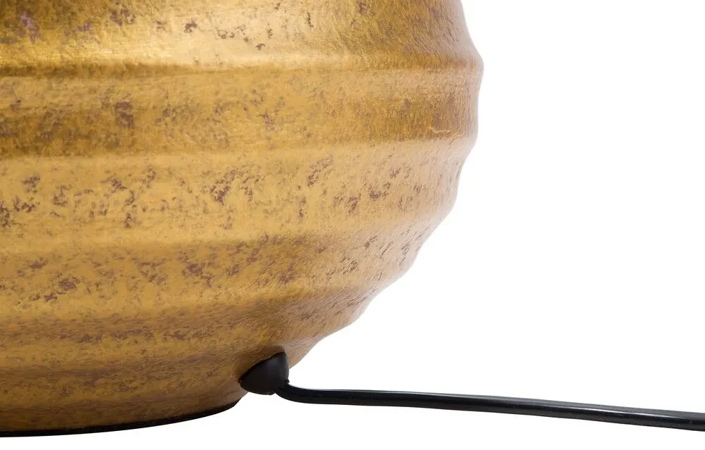 Zlatá stolná lampa KUBAN Beliani