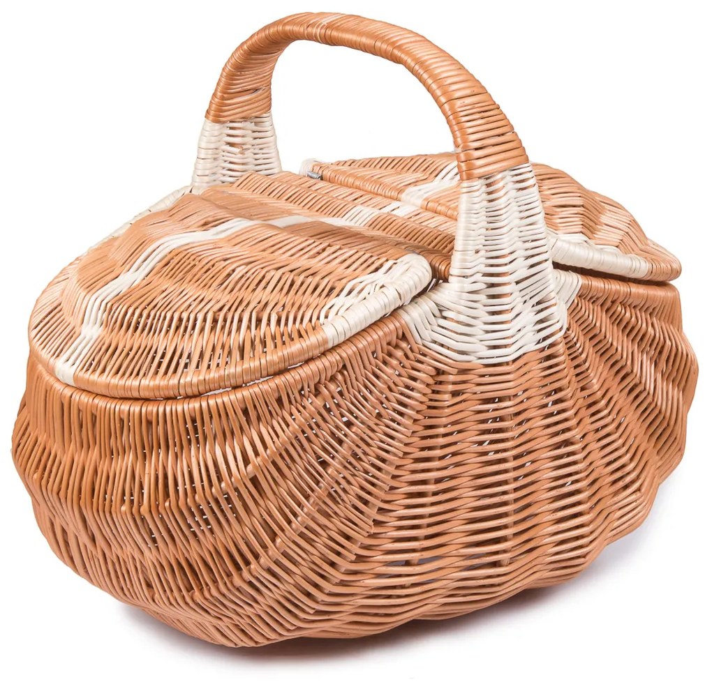 Piknikový kôš prútený Bondad IV.š. 50 x hl. 31 x v. 29/42(cm)