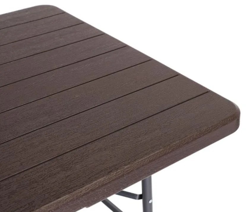 Bestent Cateringová súprava stôl + 2 lavičky 180cm Wooden Brown