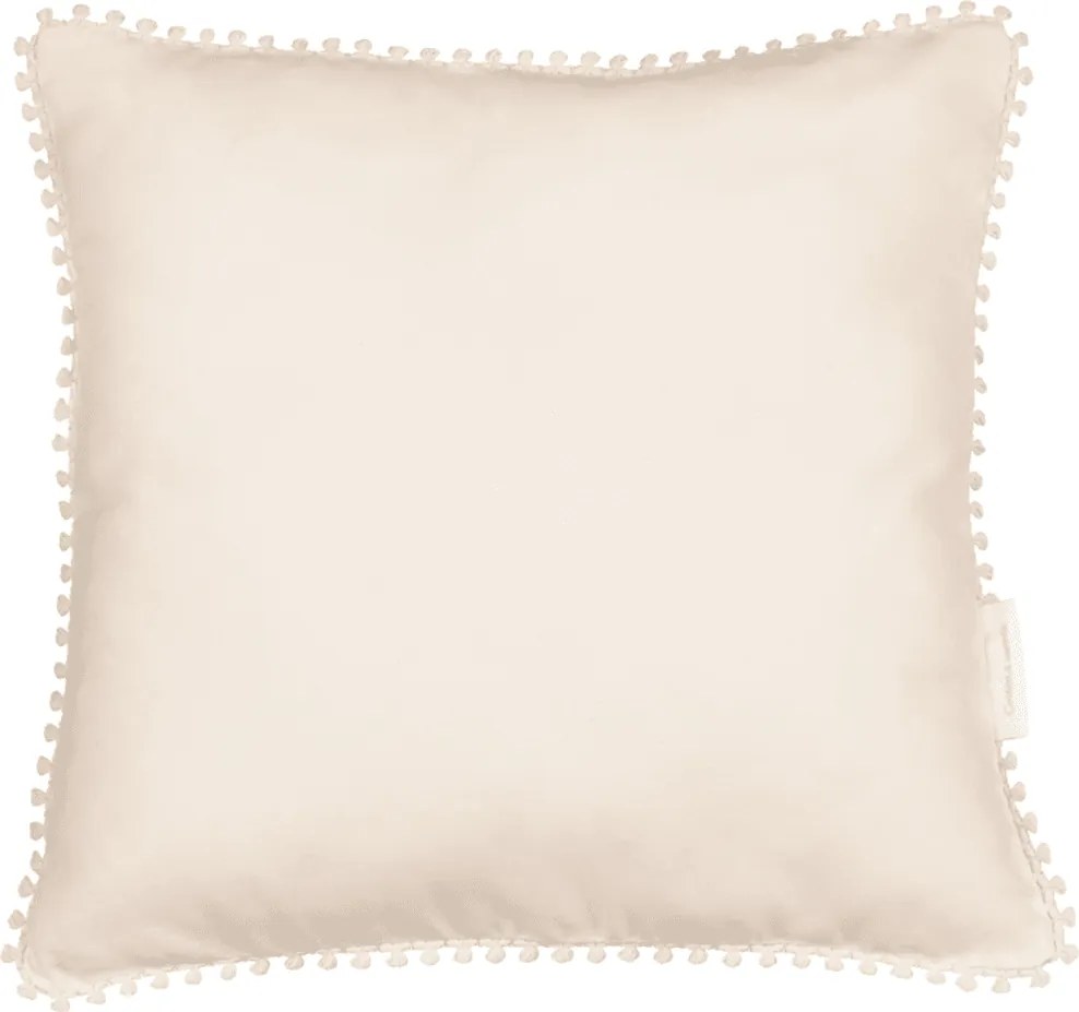 Vankúš s čipkou vanilka 40x40cm