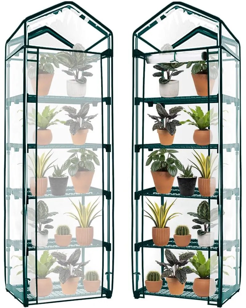 Záhradná skleníková polica 70 X 50 X 200 cm SPRINGOS GT0007