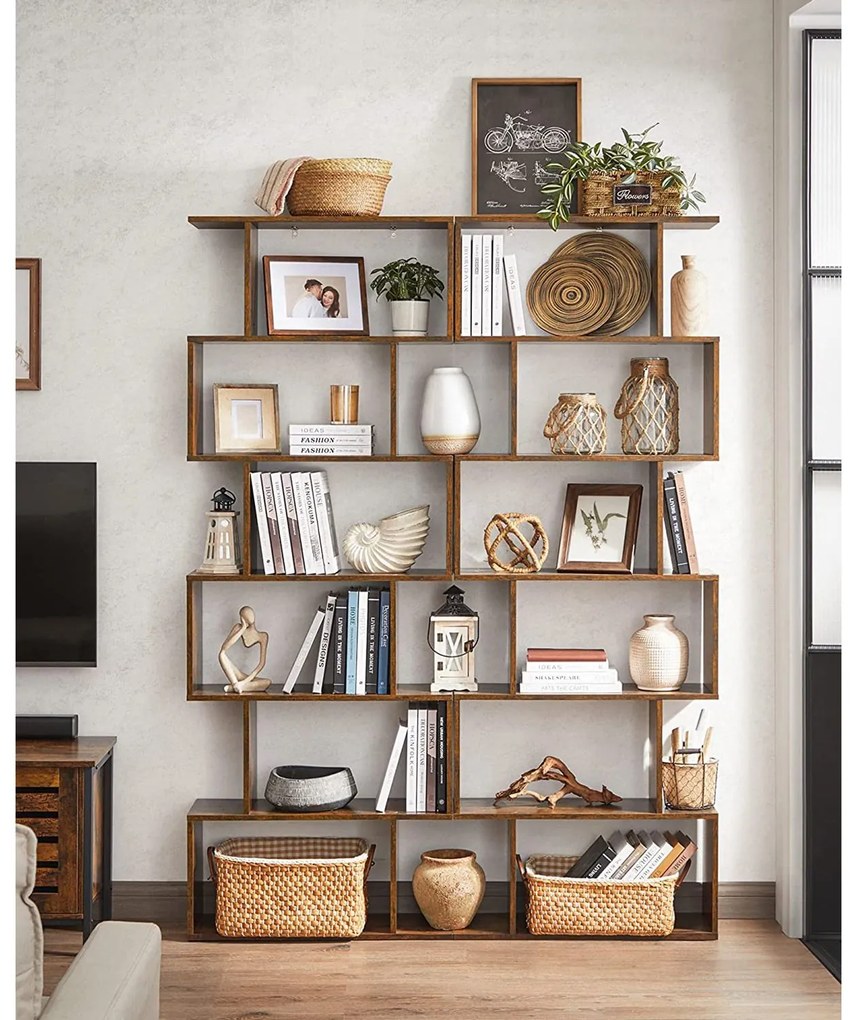 Drevená knižnica VASAGLE LBC61BX