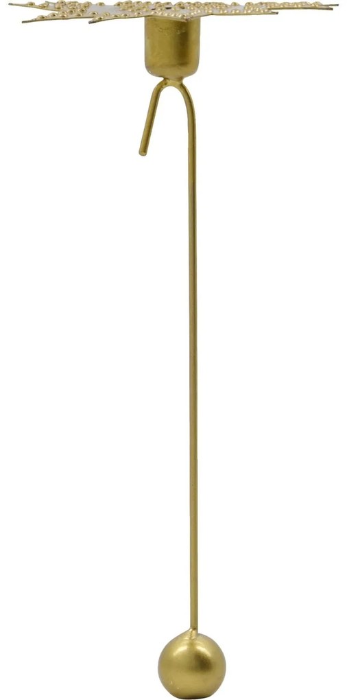 Svietniky na vianočný stromček HDLeaves, starožitná mosadz, 4 ks