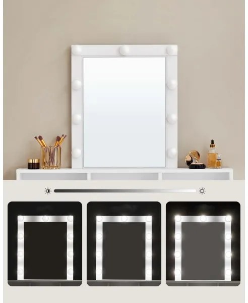 Toaletný stolík LADA biely