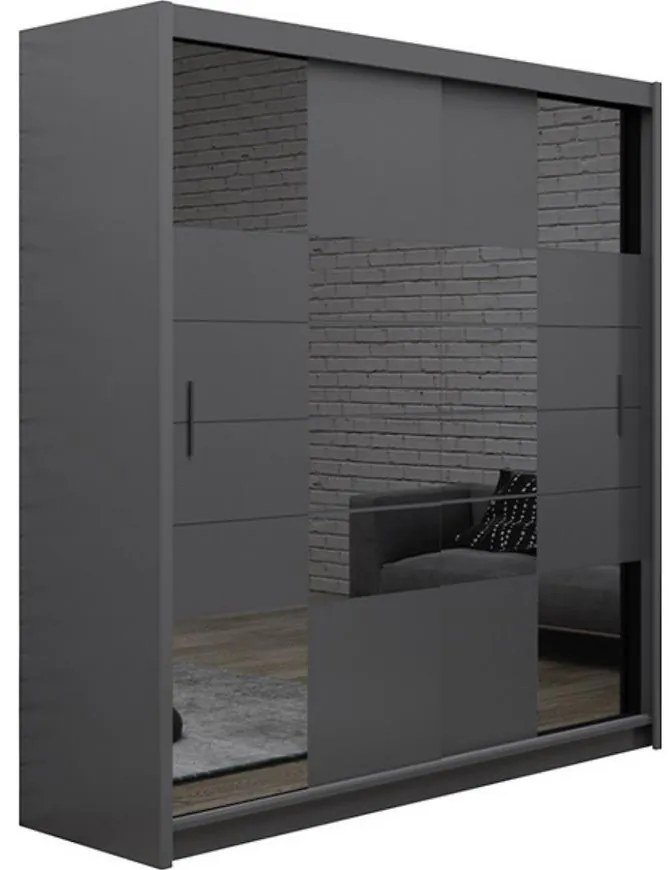 Skriňa Aruba 203 grafit