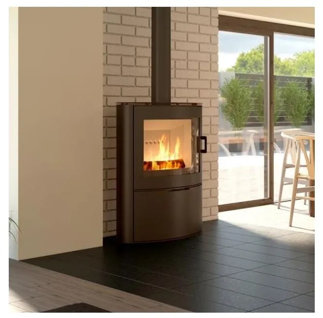 Kratki KOZA/AB/S/2 - Krbové oceľové kachle 10kW 150mm