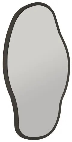 Nástenné zrkadlo COULDY 85x45 cm čierna