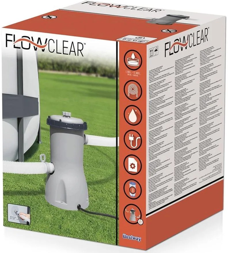 BESTWAY Flowclear Kartušová filtrácia 3.028 l/h 58386